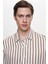 Slim Fit Kırık Beyaz Düz Gömlek 4