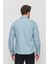 Erkek Mint Slim Fit Dar Kalıp Pamuklu Kot Gömlek 3
