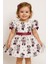 Minnie Mouse Kabarık Balon Kollu Organze Abiye - Minnie Kız Çocuk Elbise - Çocuk Abiye Çocuk Elbise 5