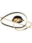 Tuna 2li Plafonyer Avize Gold-Black 1