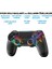 Ps3/ps4/pc Uyumlu Rgb Spiderman Işıklı Çift Motor Titreşimli Bluetooth Oyun Kolu 2