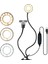 Webcam Işık Stantı Takılabilir Mini USB Halka Işığı 3 Işık Modu Esnek Kollu (Yurt Dışından) 4