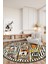 Mackenzie Modern Halı, Makinede Yıkanabilir Kaymaz Taban, Ince Salon Halısı, Mutfak Halısı ve Yolluk 2