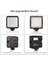 Cl-36 Mini Ikili Renkli LED Video Işığı 2800K-8500K Parlaklık Ayarlanabilir Dahili Şarj Edilebilir Pil (Yurt Dışından) 4