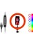 10 Inçlik Rgb Dairesel Işık 2800K - 6500K Doyması Ayarlanabilir USB ile Güçlendirilmiş (Yurt Dışından) 1