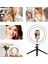 10 Inç LED Halka Işığı 3200K - 5500K Parlaklık Ayarlı Tripod Standı (Yurt Dışından) 2