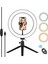 10 Inç LED Halka Işığı 3200K - 5500K Parlaklık Ayarlı Tripod Standı (Yurt Dışından) 4