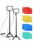 2 Adet USB LED Video Işık Seti 3200K - 5600K 14 Seviyeli Ayarlanabilir Tripod Stand (Yurt Dışından) 1
