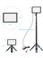 2 Adet USB LED Video Işık Seti 3200K - 5600K 14 Seviyeli Ayarlanabilir Tripod Stand (Yurt Dışından) 2