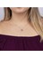 Baget Kesim Gümüş Kolye NUR-KY03154 1