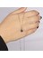 Mistik Topaz Su Damlası Gümüş Kolye NUR-KY03166 4