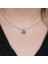 Mavi Yonca Gümüş Kolye NUR-KY03180 1