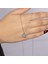Mavi Yonca Gümüş Kolye NUR-KY03180 4