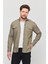 Erkek Mint Slim Fit Dar Kalıp Pamuklu Kot Gömlek 1