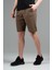 Sportswear Oversize Erkek Şort Basic Kakao Şort 22650 2