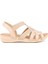 Amanda 31143-045 Anatomik Taban Kadın Sandalet Krem 36-40 2
