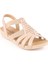 Amanda 31143-045 Anatomik Taban Kadın Sandalet Krem 36-40 3