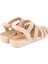 Amanda 31143-045 Anatomik Taban Kadın Sandalet Krem 36-40 5