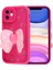 Apple iPhone 11 Kılıf Kamera Korumalı Figür Tasarımlı Iksp Kapya Kapak-Pembe Koyu 4