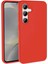 Galaxy S24 Kılıf Magsafe Şarj Özellikli Sıvı Teknolojili Silinebilir Sert Iksp Kivi Kapak-Kırmızı 1