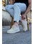 WG016 Bej Triko Erkek Casual Ayakkabı 3