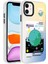 iPhone 12 Pro Uyumlu Desenli Iksp Dragon Sert Kapak-Gezegen 5