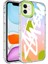 Apple iPhone 12 Pro Uyumlu Kamera Korumalı Renkli Desenli Sert Silikon Korn Kapak-No8 4