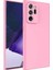 Galaxy Note 20 Ultra Kılıf Iksp Mara Laaakan Kapak-Pembe Açık 1