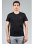 Regular Erkek Bisiklet Yaka Siyah T-shirt 1