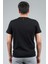 Regular Erkek Bisiklet Yaka Siyah T-shirt 2
