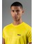 Regular Erkek Bisiklet Yaka Sarı T-shirt 3