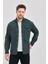 Erkek Mint Slim Fit Dar Kalıp Pamuklu Kot Gömlek 1