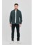 Erkek Mint Slim Fit Dar Kalıp Pamuklu Kot Gömlek 2