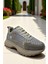D25YA-7325 Gri Leopar Desen Kadın Sneaker Deri Tam Ortopedik Casual Günlük Kadın Ayakkabı 1