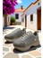 D25YA-7325 Gri Leopar Desen Kadın Sneaker Deri Tam Ortopedik Casual Günlük Kadın Ayakkabı 5
