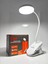 cm 3 Işık Modlu LED Masa Lambası Mandallı, USB Şarjlı, Taşınabilir 5