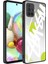 Galaxy A71 Kılıf Aynalı Desenli Kamera Korumalı Parlak Iksp Mirror Kapak-Yazı 1