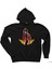 Skt T1 Faker Siyah Fermuarlı Kapşonlu Sweatshirt 1