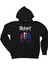 Slipknot Mick Thomson Face Siyah Fermuarlı Kapşonlu Sweatshirt 1