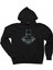 Batman Head Siyah Fermuarlı Kapşonlu Sweatshirt 1