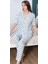 Freshness 106 Yeşil Puantiyeli Patlı Kısa Kol Pijama Takımı 2