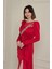 Kırmızı Taş Ilemeli Buzzy Abiye 5285 4