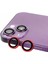 Apple iPhone 14 Plus Uyumlu Iksp Cl-07 Kamera Lens Koruyucu-Kırmızı 1