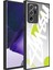 Galaxy Note 20 Ultra Kılıf Aynalı Desenli Kamera Korumalı Parlak Iksp Mirror Kapak-Yazı 1