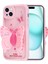 Apple iPhone 15 Plus Kılıf Kamera Korumalı Figür Tasarımlı Iksp Kapya Kapak-Pembe Koyu 4