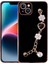Apple iPhone 15 Plus Kılıf El Tutamaçlı Kamera Korumalı Iksp Taka Silikon Kapak-Siyah 1