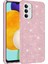 Samsung Galaxy A13 5g Kılıf Iksp Shining Silikon-Pembe 1