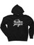 Death Dta Tours Siyah Fermuarlı Kapşonlu Sweatshirt 1