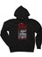 Death Symbolic Siyah Fermuarlı Kapşonlu Sweatshirt 1