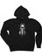Chopper Bw Siyah Fermuarlı Kapşonlu Sweatshirt 1